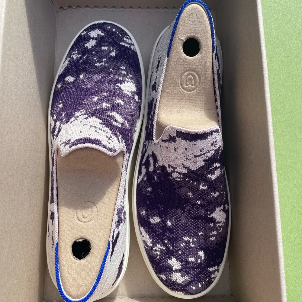 Rothys sneaker ocean iris shibori 9